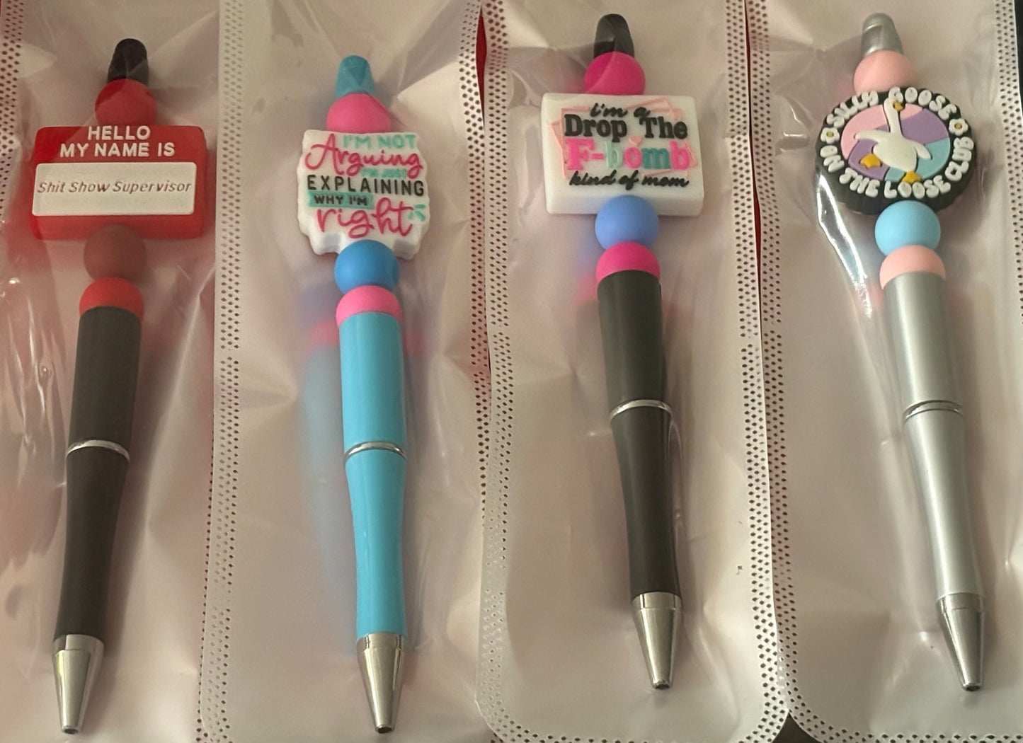 Sarcastic pen set