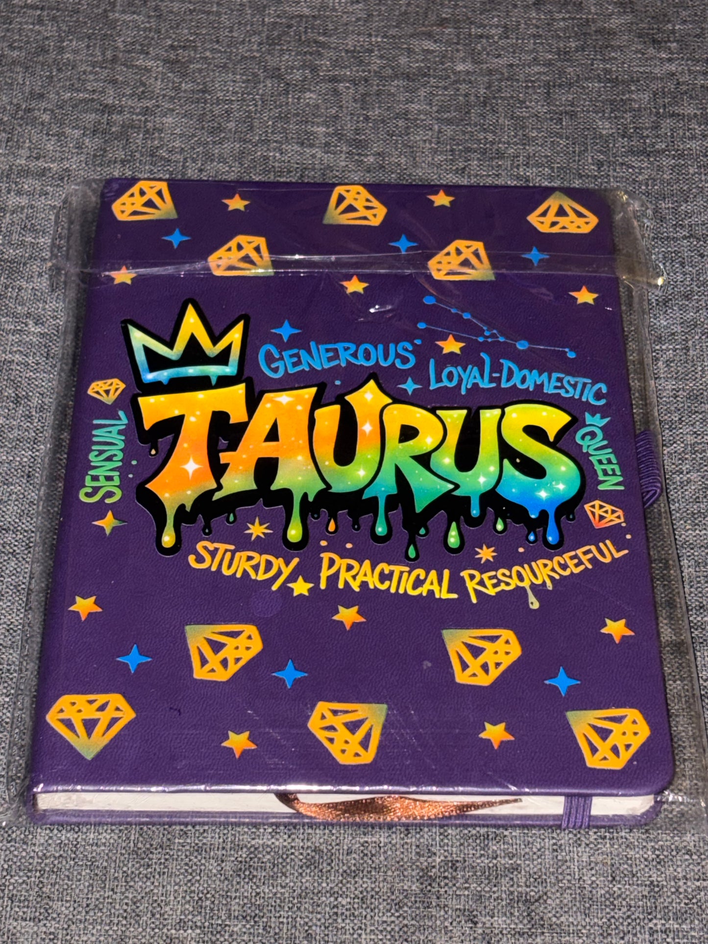 Taurus zodiac notebook