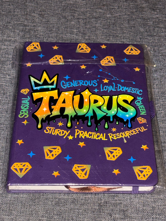 Taurus zodiac notebook