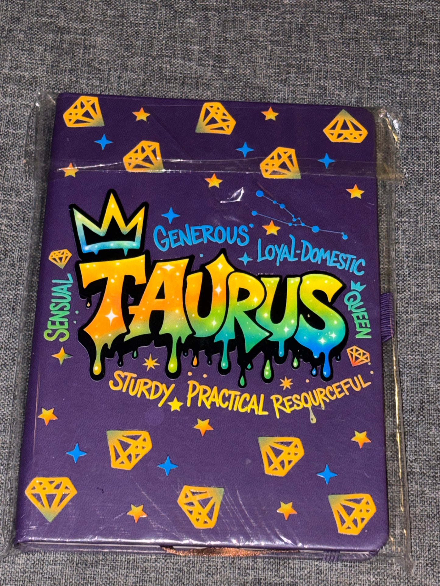 Taurus zodiac notebook