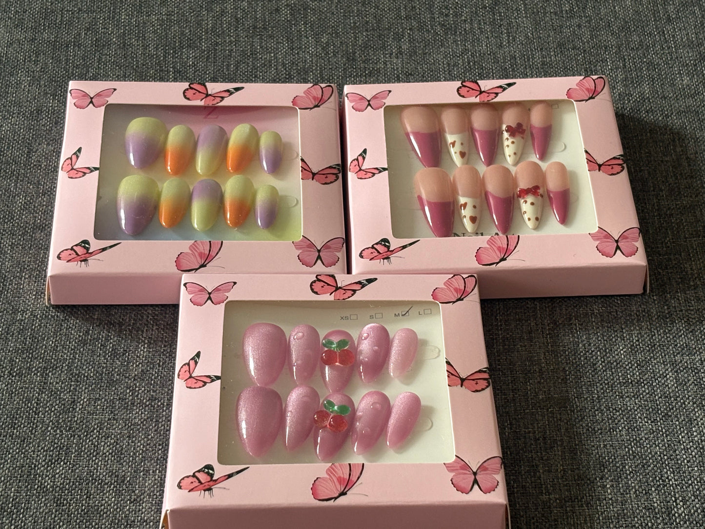 3 pack Press on Nail bundle #2