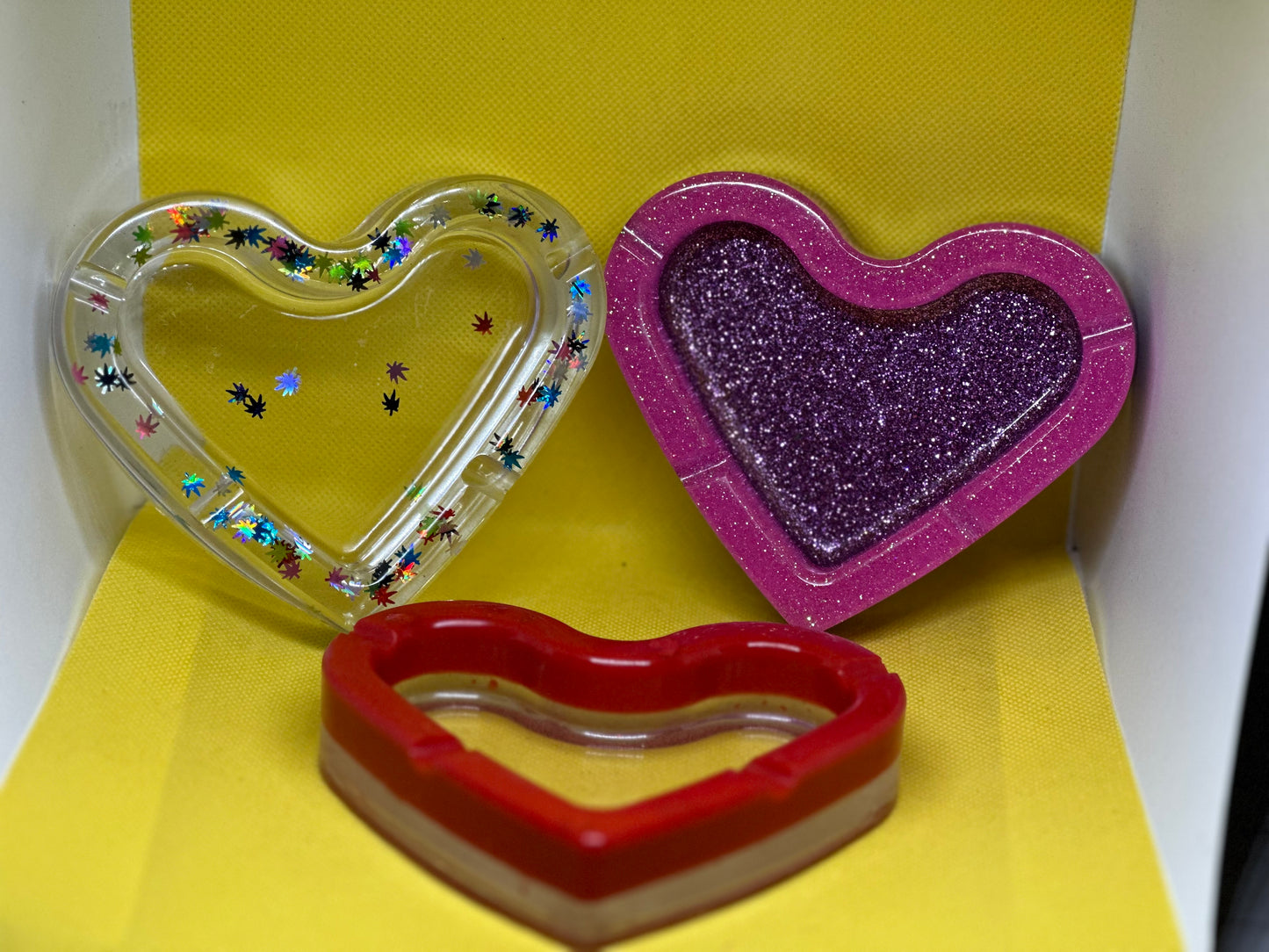 Resin heart tray