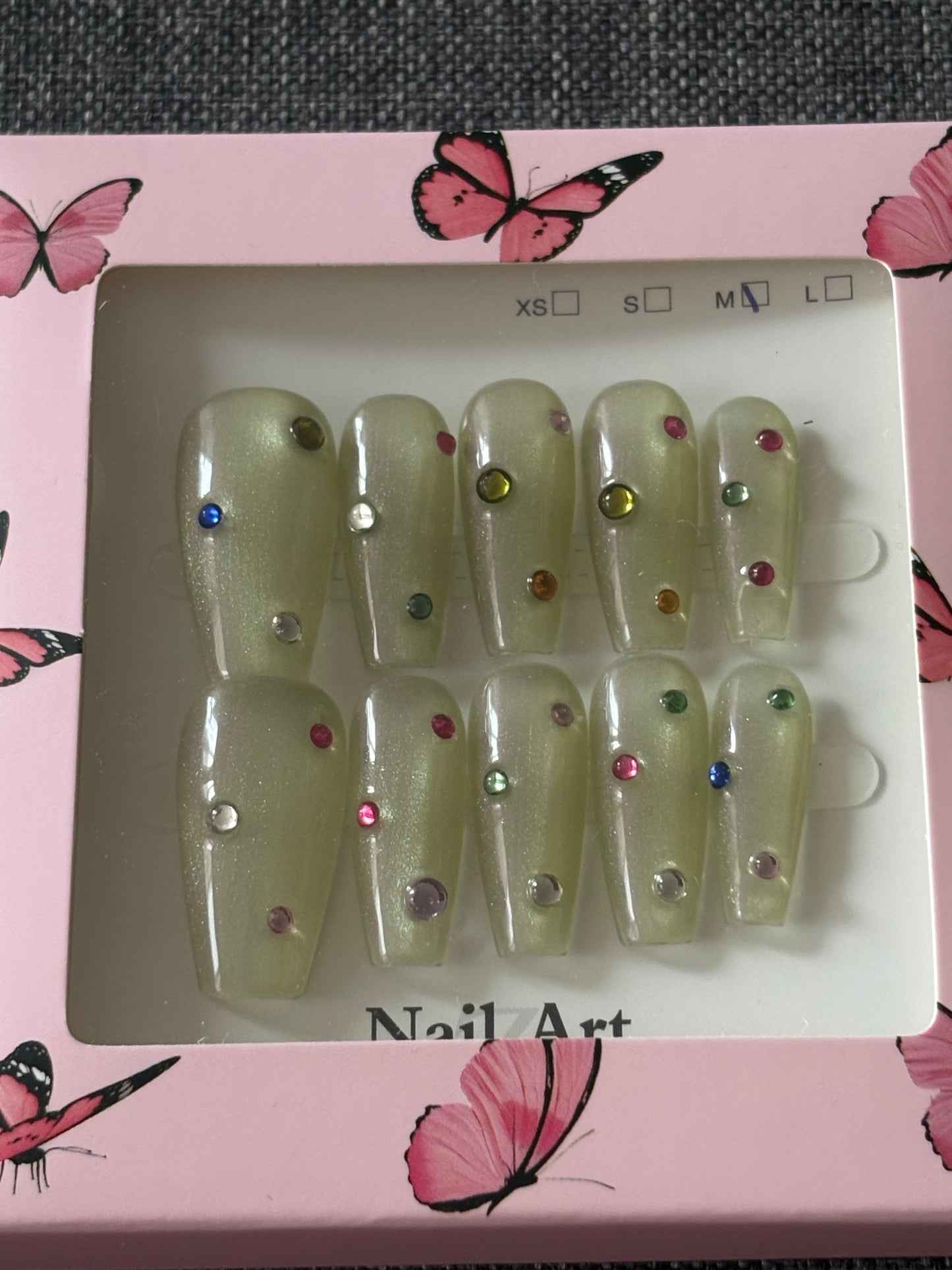 2 pack press on nail set #1